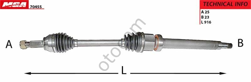 FORD FİESTA 2008 - 2012 AKS ÖN KOMPLE SAĞ